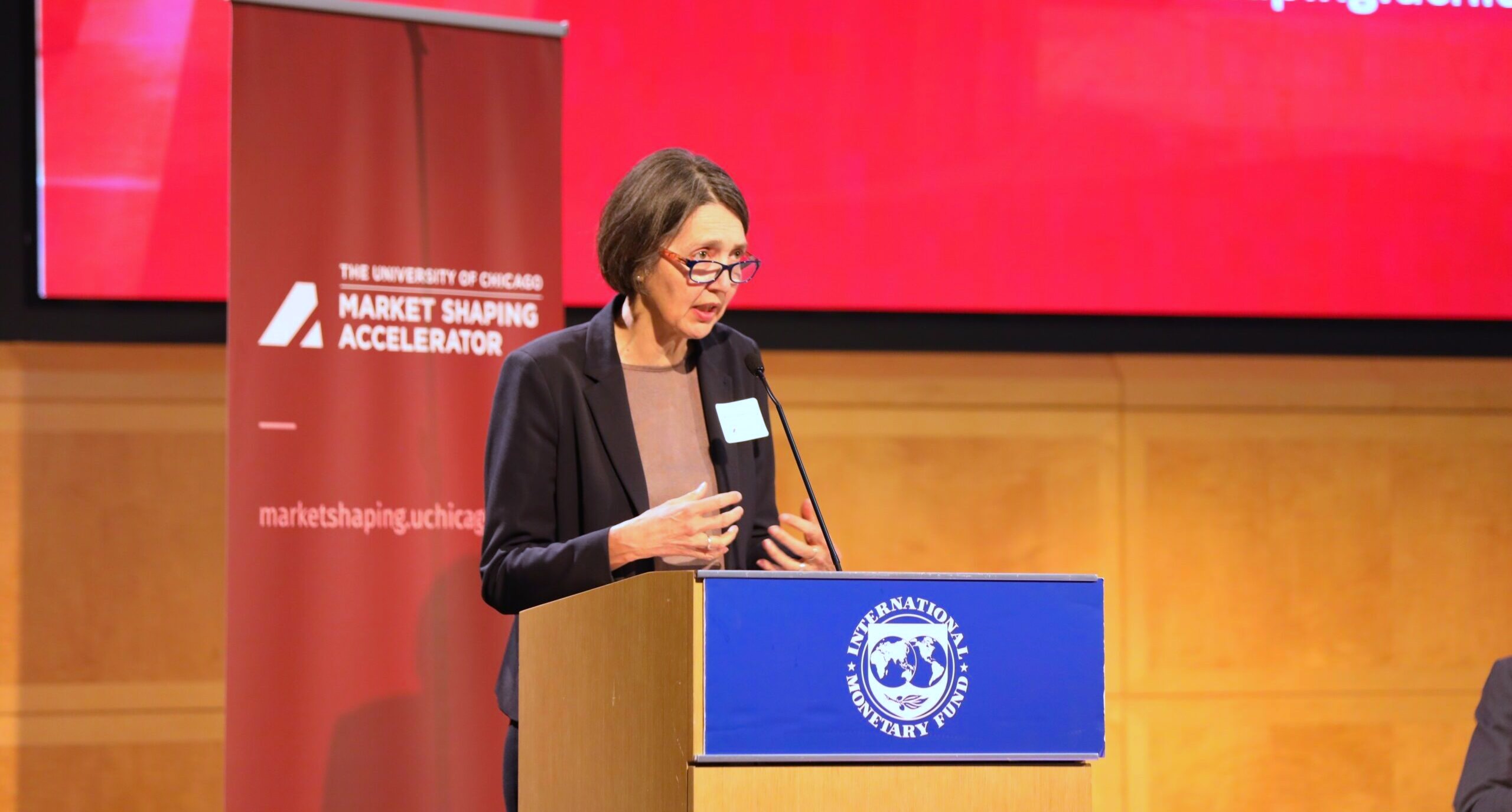 Market Shaping Accelerator Launch Event at the International Monetary Fund in Washington, D.C.